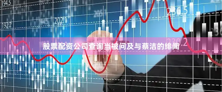 股票配资公司查询当被问及与蔡洁的绯闻
